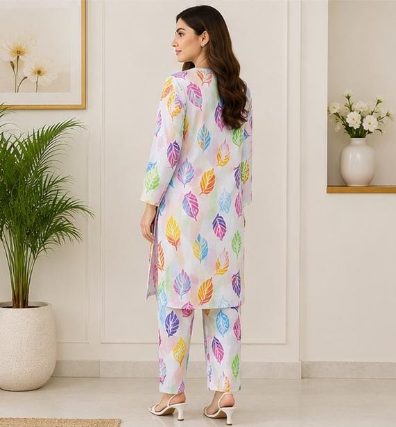 2 Piece Printed Lawn Suit – Premium Soft Fabric