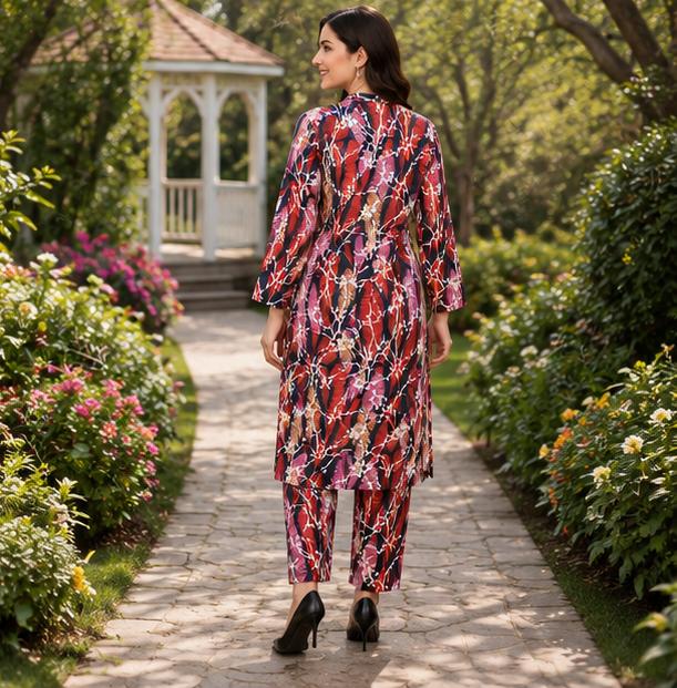 2 Piece Printed Lawn Suit – Premium Soft Fabric