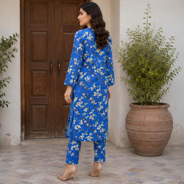 2 Piece Printed Lawn Suit – Premium Soft Fabric