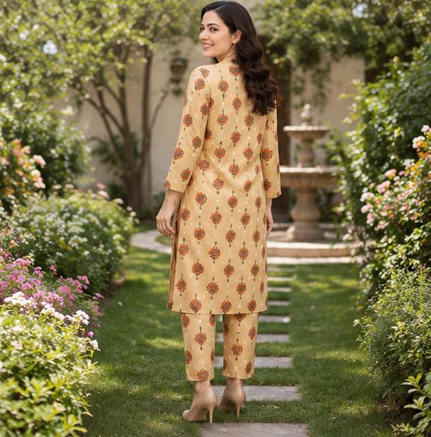 2 Piece Printed Lawn Suit – Premium Soft Fabric