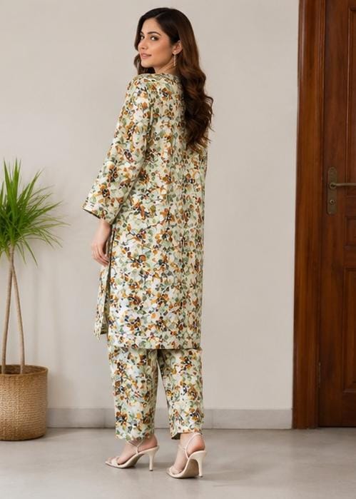 2 Piece Printed Lawn Suit – Premium Soft Fabric