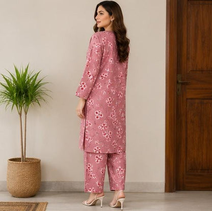 2 Piece Printed Lawn Suit – Premium Soft Fabric