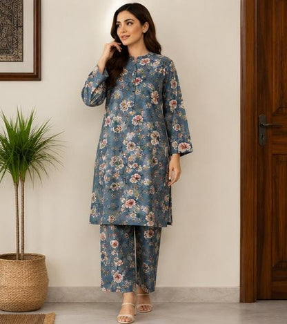2 Piece Printed Lawn Suit – Premium Soft Fabric