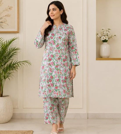2 Piece Printed Lawn Suit – Premium Soft Fabric
