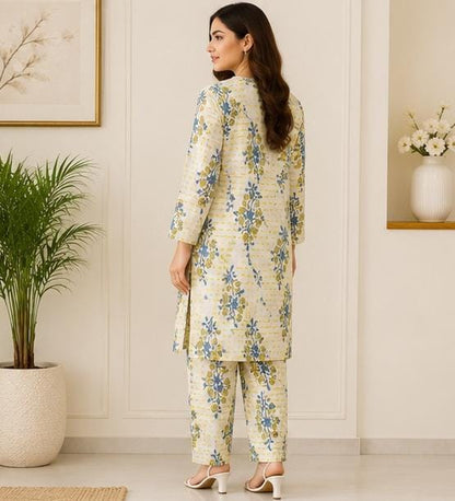 2 Piece Printed Lawn Suit – Premium Soft Fabric