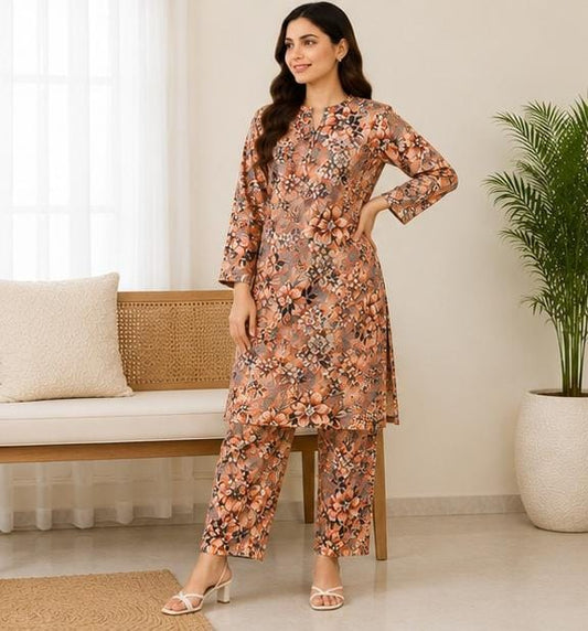 2 Piece Printed Lawn Suit – Premium Soft Fabric