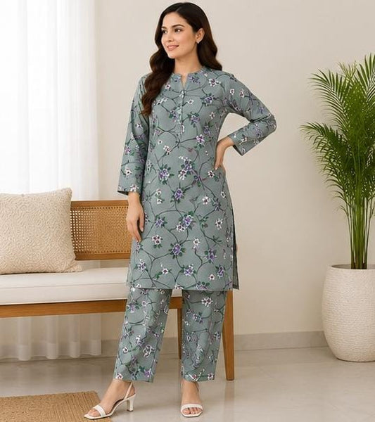 2 Piece Printed Lawn Suit – Premium Soft Fabric