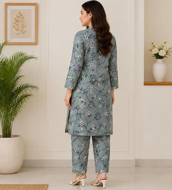 2 Piece Printed Lawn Suit – Premium Soft Fabric