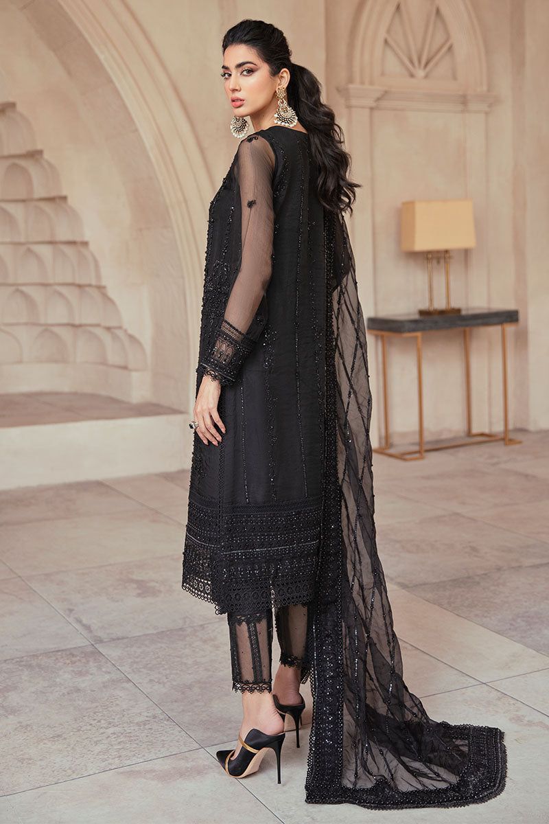 3 Piece Unstitched Embroidery Suit with Adda Work