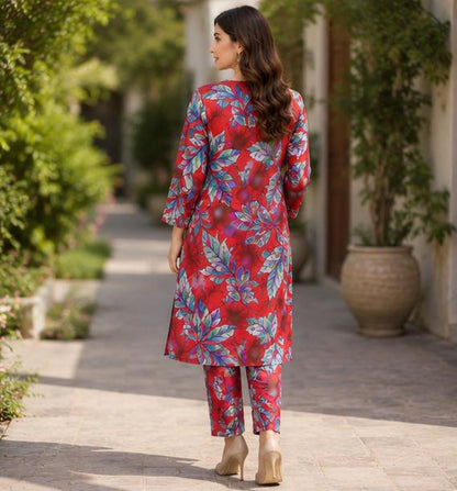 2 Piece Printed Lawn Suit – Premium Soft Fabric