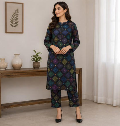 2 Piece Printed Lawn Suit – Premium Soft Fabric