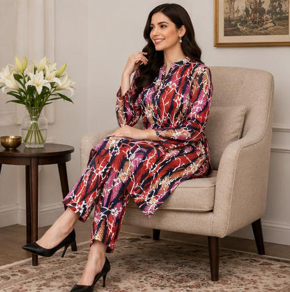 2 Piece Printed Lawn Suit – Premium Soft Fabric