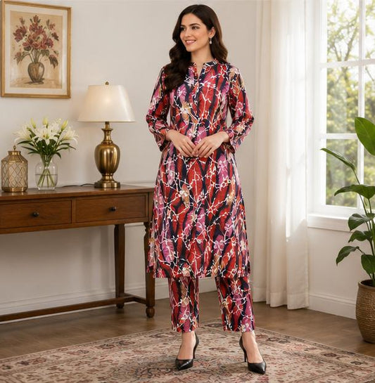 2 Piece Printed Lawn Suit – Premium Soft Fabric