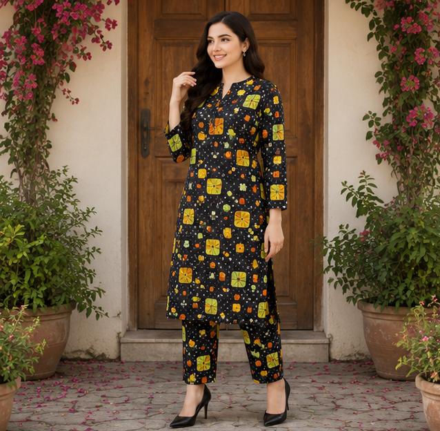 2 Piece Printed Lawn Suit – Premium Soft Fabric