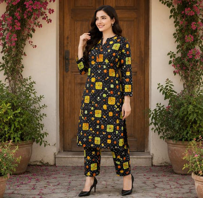 2 Piece Printed Lawn Suit – Premium Soft Fabric
