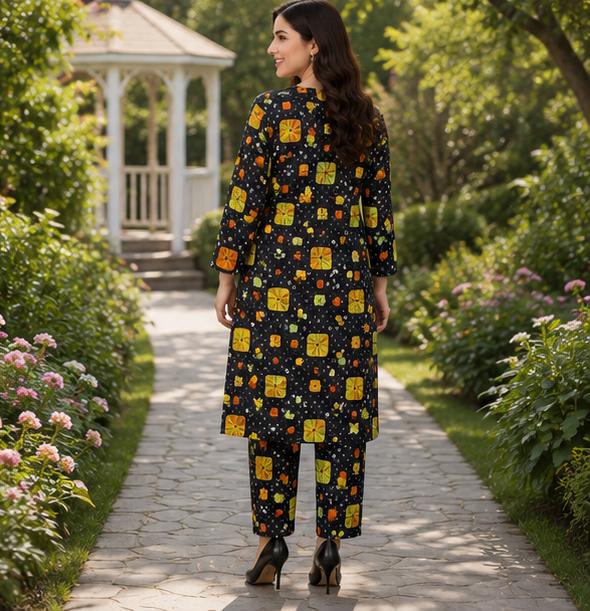 2 Piece Printed Lawn Suit – Premium Soft Fabric