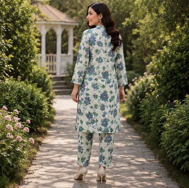 2 Piece Printed Lawn Suit – Premium Soft Fabric