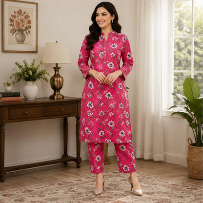 2 Piece Printed Lawn Suit – Premium Soft Fabric