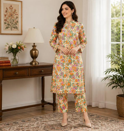 2 Piece Printed Lawn Suit – Premium Soft Fabric
