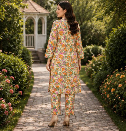 2 Piece Printed Lawn Suit – Premium Soft Fabric