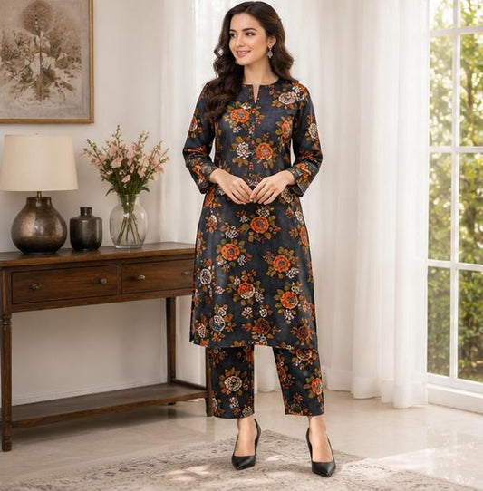 2 Piece Printed Lawn Suit – Premium Soft Fabric