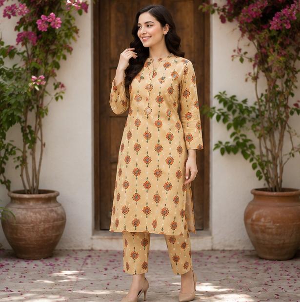 2 Piece Printed Lawn Suit – Premium Soft Fabric