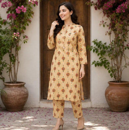 2 Piece Printed Lawn Suit – Premium Soft Fabric