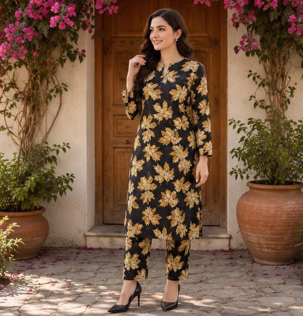 2 Piece Printed Lawn Suit – Premium Soft Fabric