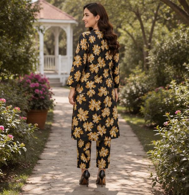 2 Piece Printed Lawn Suit – Premium Soft Fabric