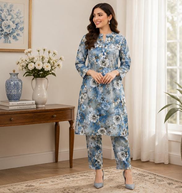 2 Piece Printed Lawn Suit – Premium Soft Fabric