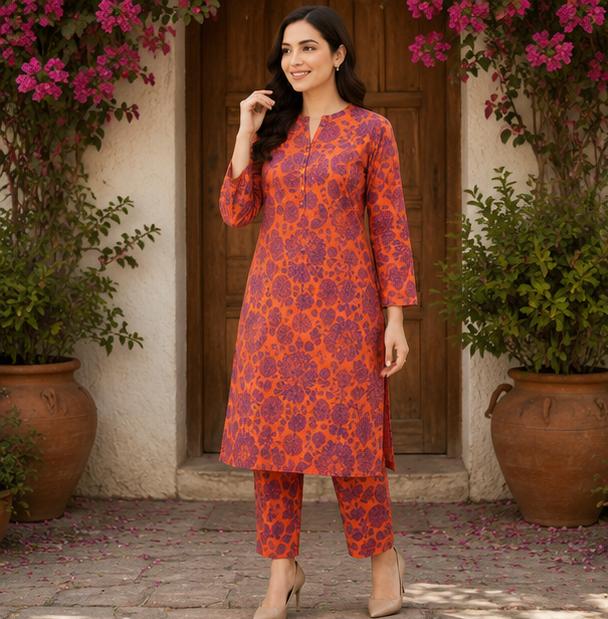 2 Piece Printed Lawn Suit – Premium Soft Fabric