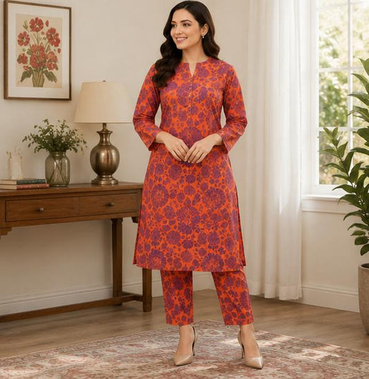 2 Piece Printed Lawn Suit – Premium Soft Fabric