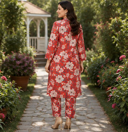 2 Piece Printed Lawn Suit – Premium Soft Fabric