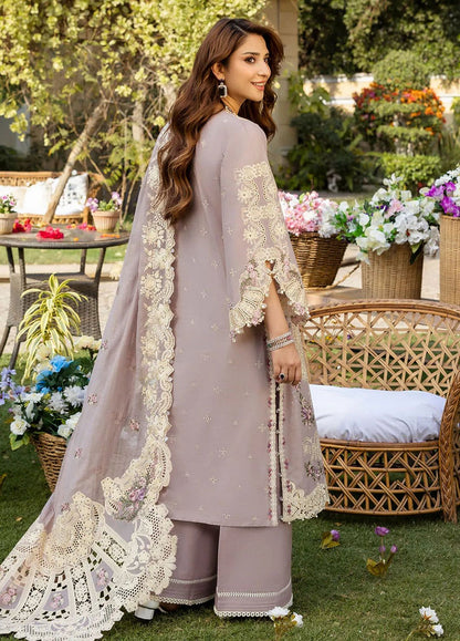 Premium 3 Piece Unstitched Embroidery Suit with Heavy Embroidered Organza Dupatta